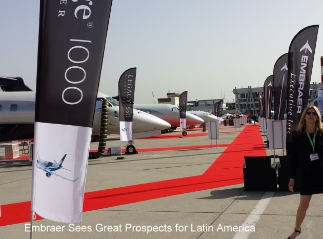 Embraer Sees Great Prospects for Latin America