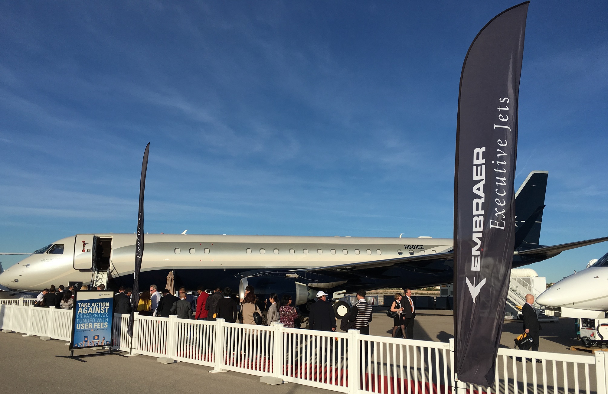 Embraer Executive Jets Display NBAA 2015