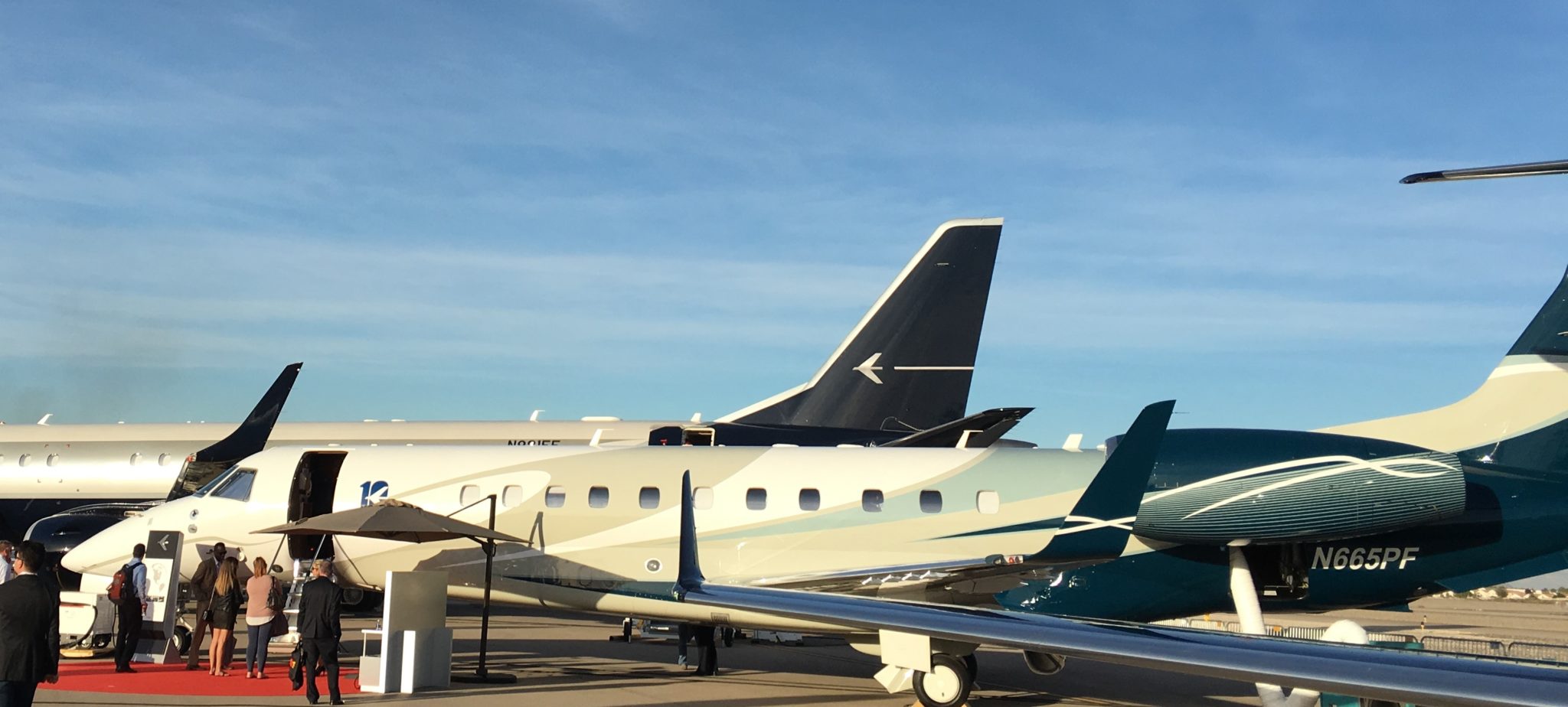 Embraer Legacy 650 at NBAA 2015