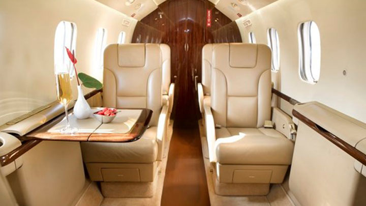 Special Charter Category - Gulfstream G100 Jet Interior