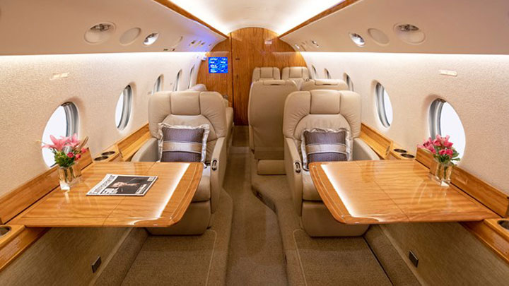 Gulfstream G200 Jet Interior