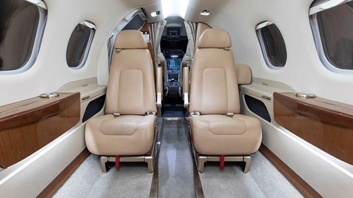Phenom 100 Jet Interior
