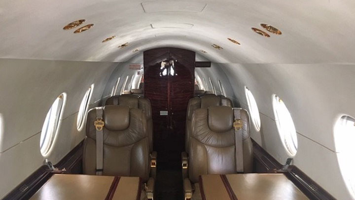 Special Charter Category, Beechjet 400A Jet Interior