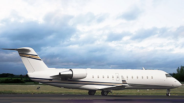 Special Charter Category - Challenger 850 Jet Exterior