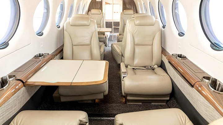 King Air 350 Jet Interior