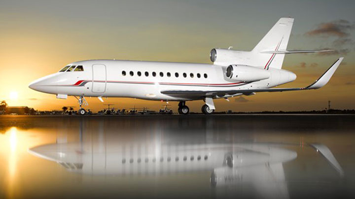 Falcon 900EX Jet Exterior