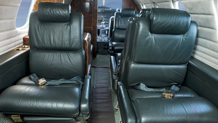 Special Charter Category - Learjet 35 Jet Interior