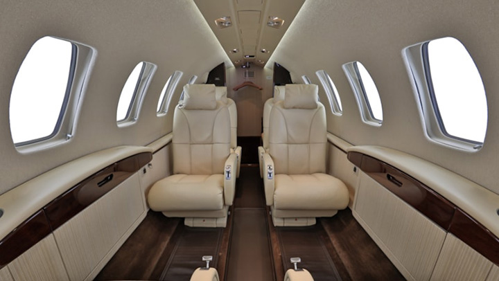 Citation CJ2 Jet Interior