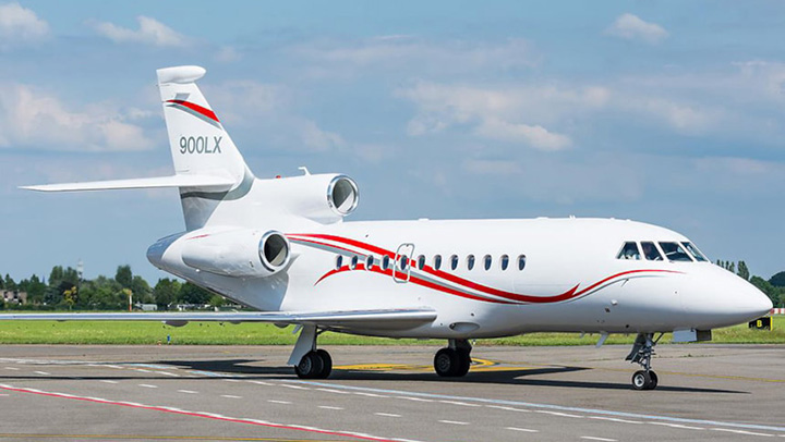 Falcon 900LX Jet Exterior