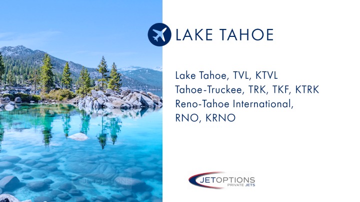 Lake Tahoe JetOptions Private Jet Airports