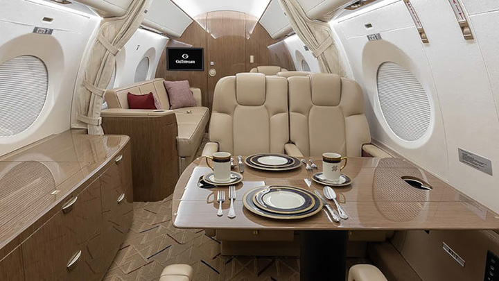 Gulfstream G600 Jet Interior