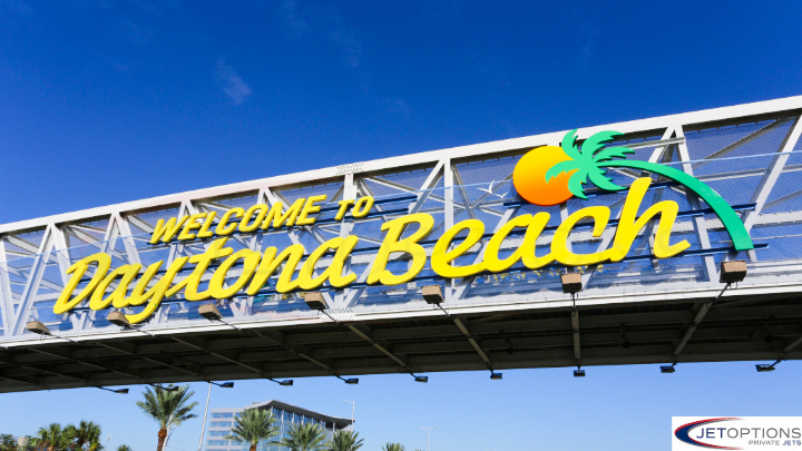 fly private to Daytona Beach for the Daytona 500