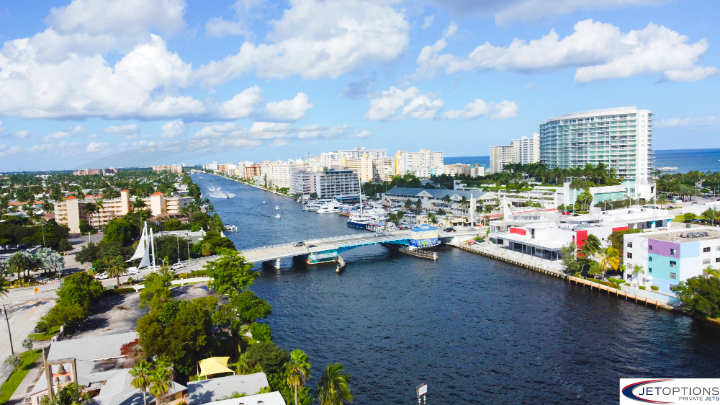 private jet charter to Pompano Beach