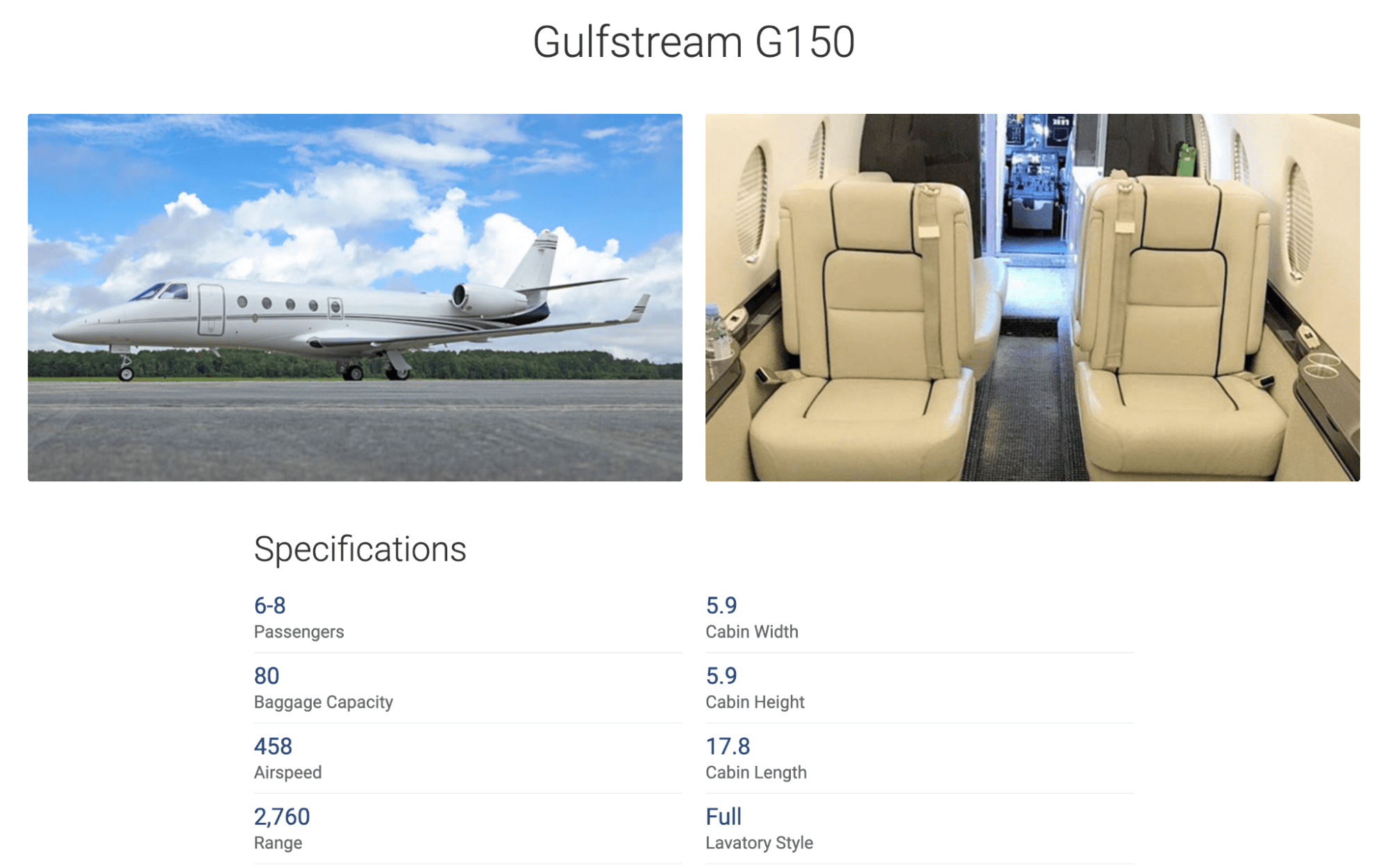 Gulfstream private jets for rent by JetOptions.