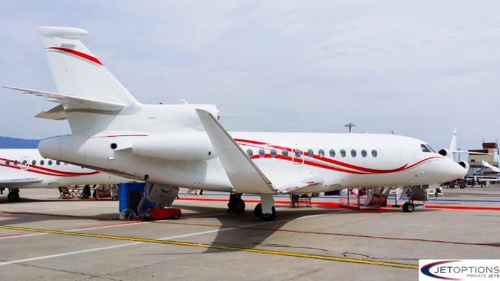 private jet at Geneva International Airport