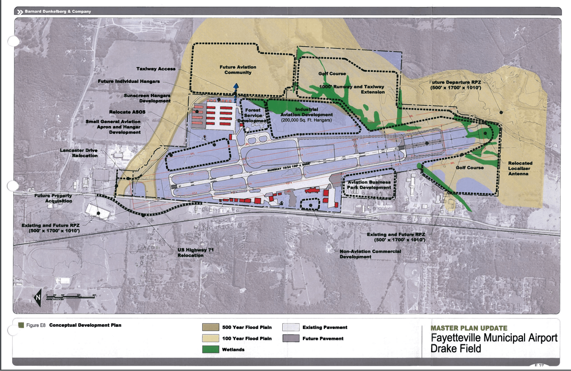 Master Plan Update of Drake Field Airport.