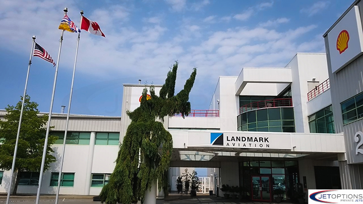 IAS FBO at YVR JetOptions, IAS FBO at Vancouver International Airport for JetOptions clients