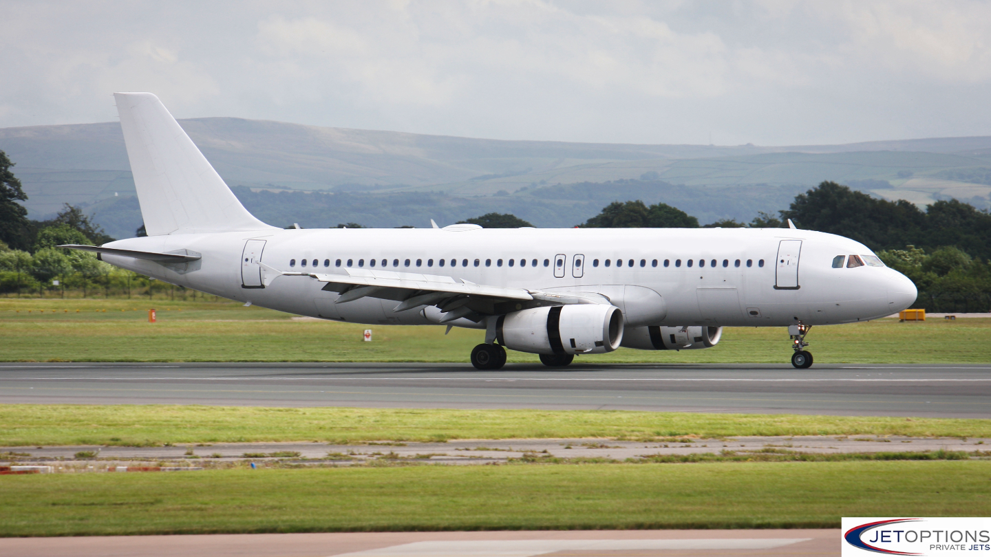 Airliner private jet charter on the Field at Manchester UK EGCC