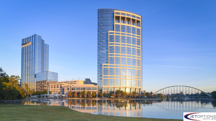 private jet to The Woodlands Houston Texas JetOptions