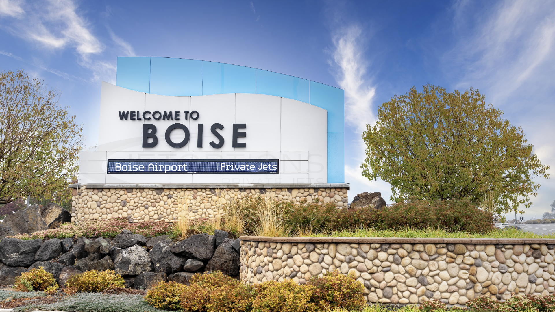 Boise Airport JetOptions Private Jets BOI KBOI