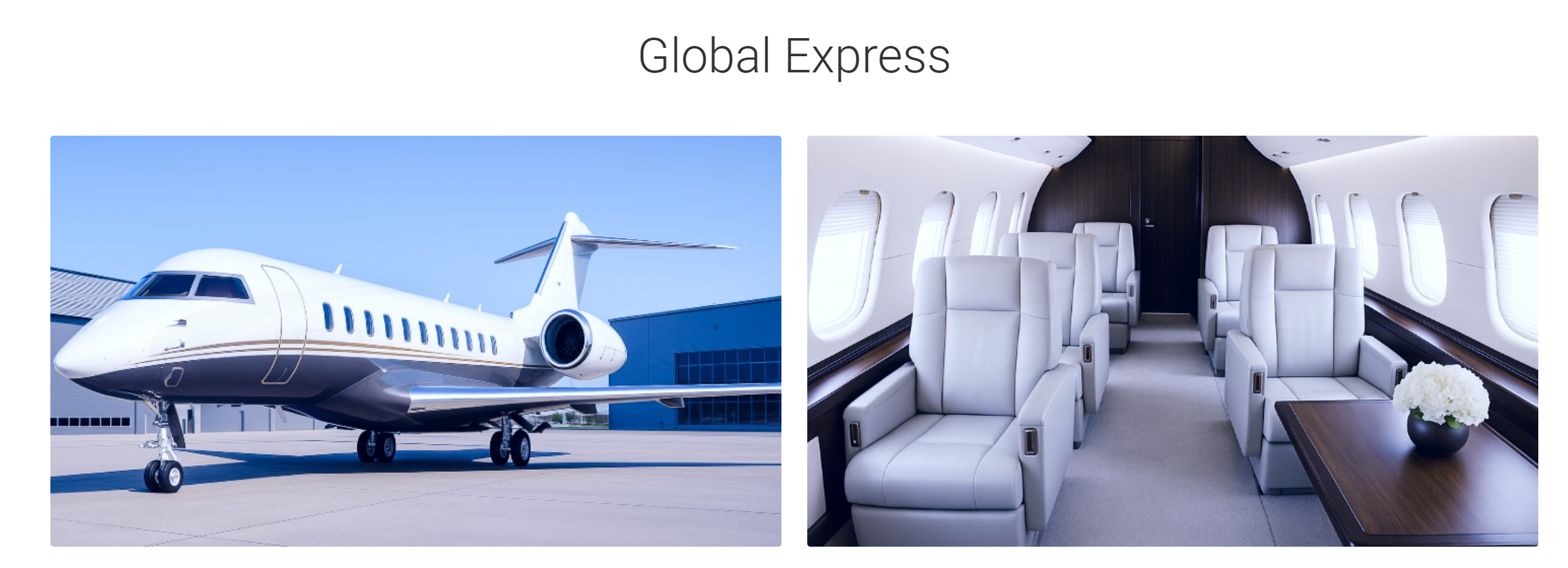 Global Express Charter Rentals at JetOptions Private Jets