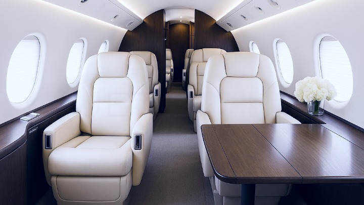 Gulfstream IVSP Jet Interior