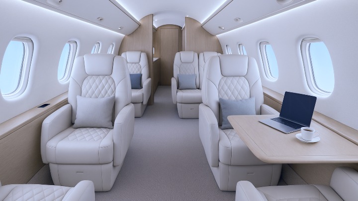 Gulfstream V Jet Interior