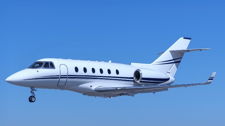 Hawker 800XP Jet Exterior