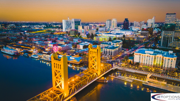 Private Jet to Sacramento, private flight to Sacramento International Airport
