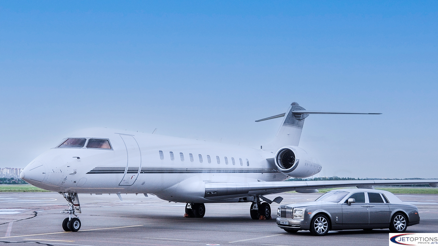 London Heathrow Heavy Private Jet with Luxury Ground Transport