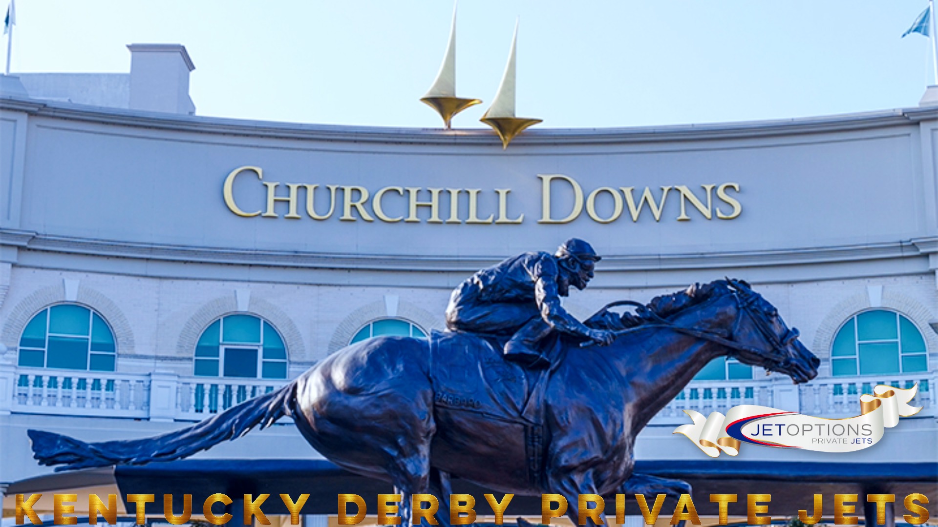 private jet travel Churchill Downs for the Kentucky Derby