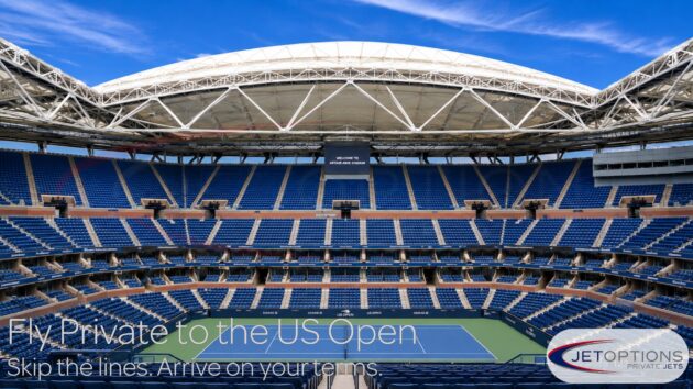 Private jet charter to the US Open at Arthur Ashe Stadium, New York – JetOptions Private Jets